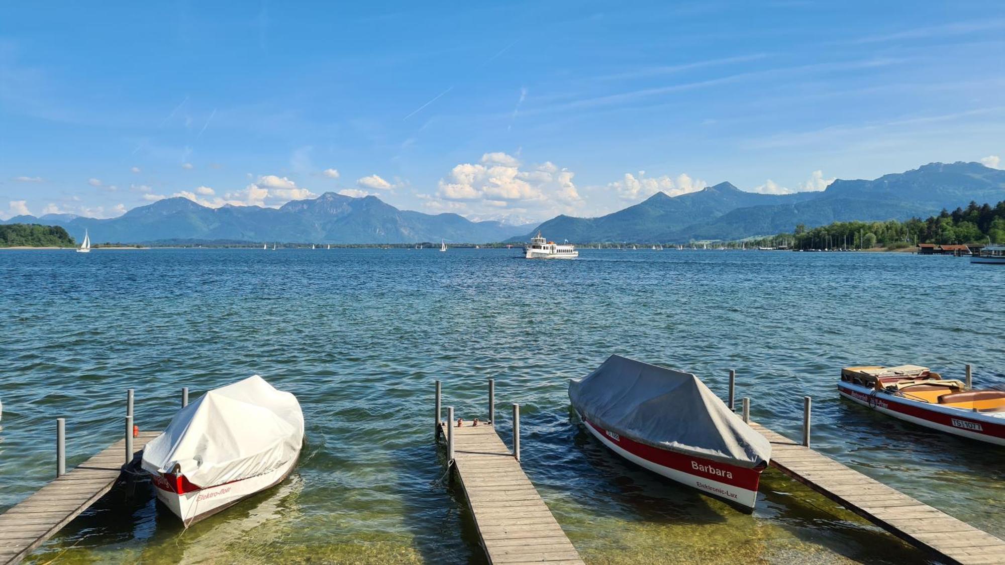 Sieben Zimmer Am See Prien am Chiemsee Exterior foto